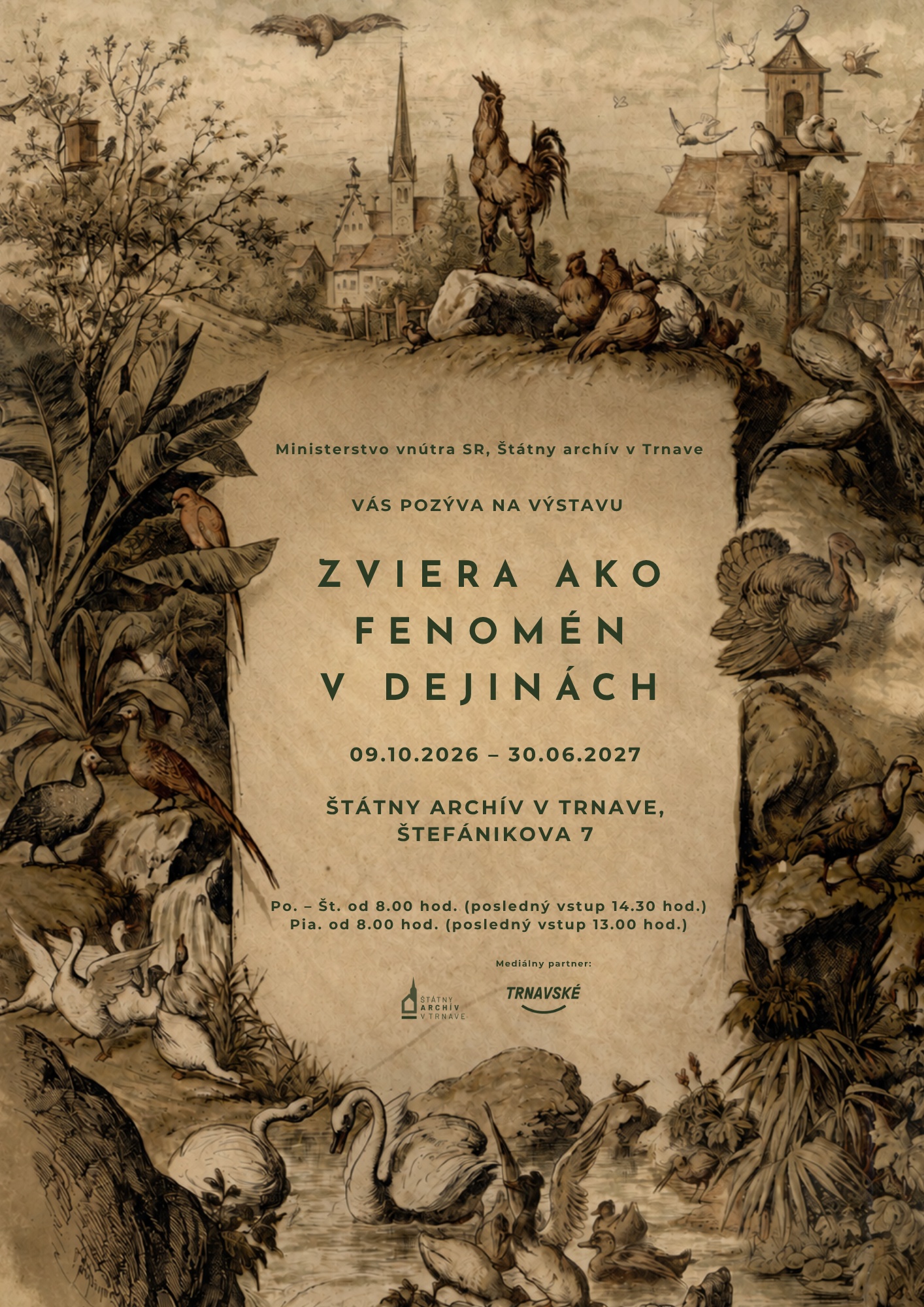 Výstava Zviera ako fenomén v dejinách  do 30.06.2027